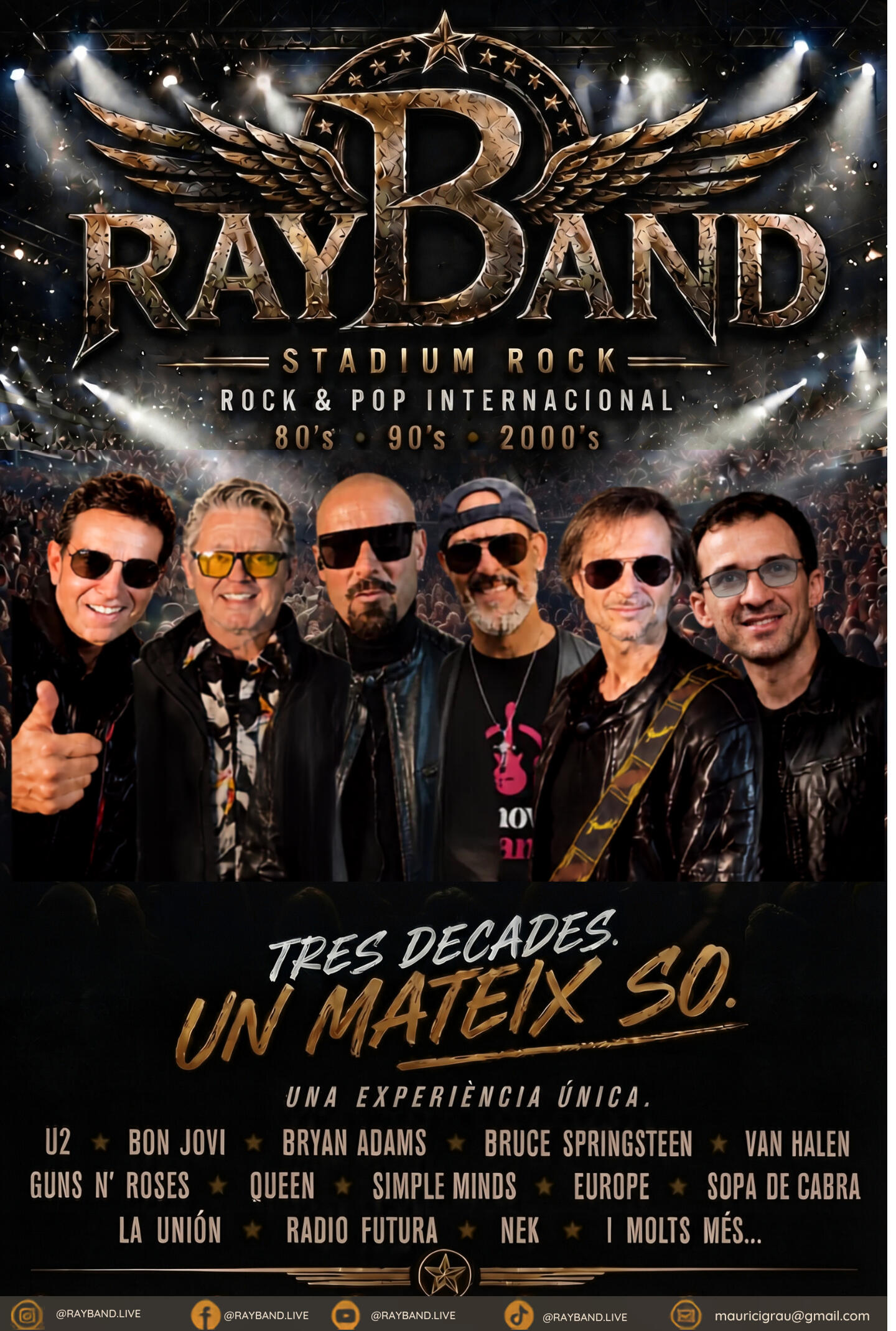 RayBand_Stadium Rock El Rock que has viscut. La Festa que recordarás